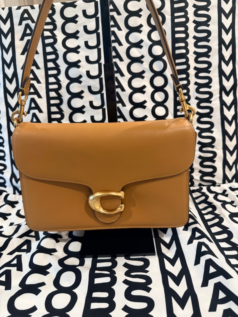 Coach Chain Tabby in Honey Brown